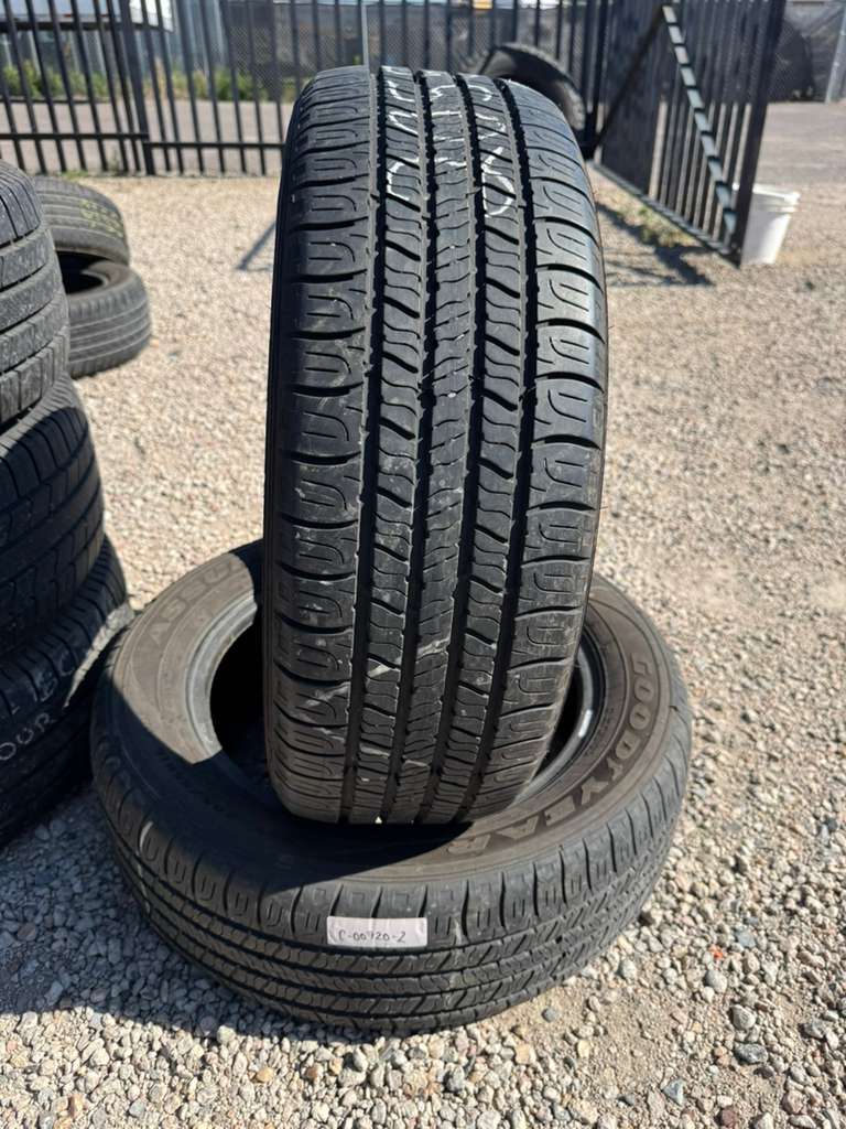 205/55R16 Pair (2 Used Tires) Goodyear Assurance