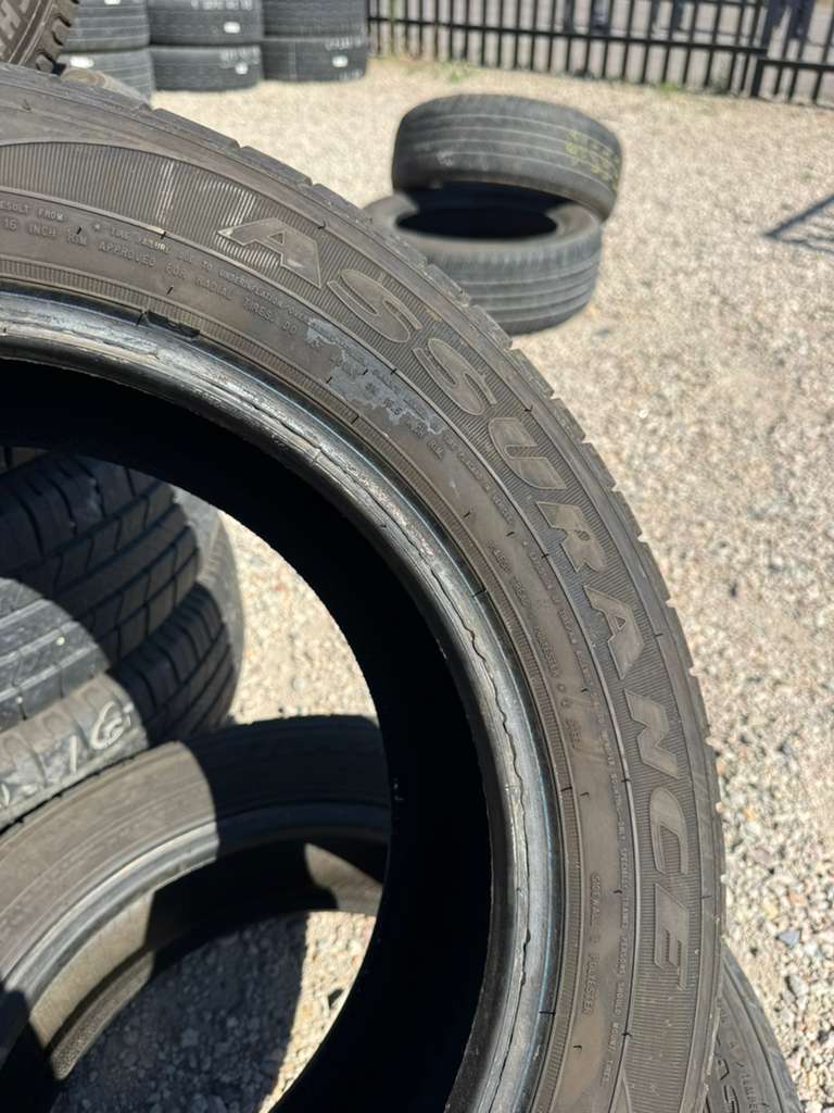 205/55R16 Pair (2 Used Tires) Goodyear Assurance