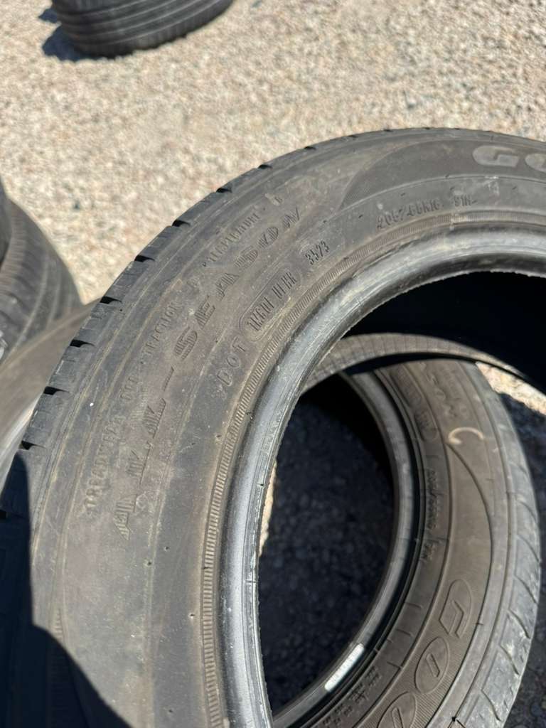 205/55R16 Pair (2 Used Tires) Goodyear Assurance