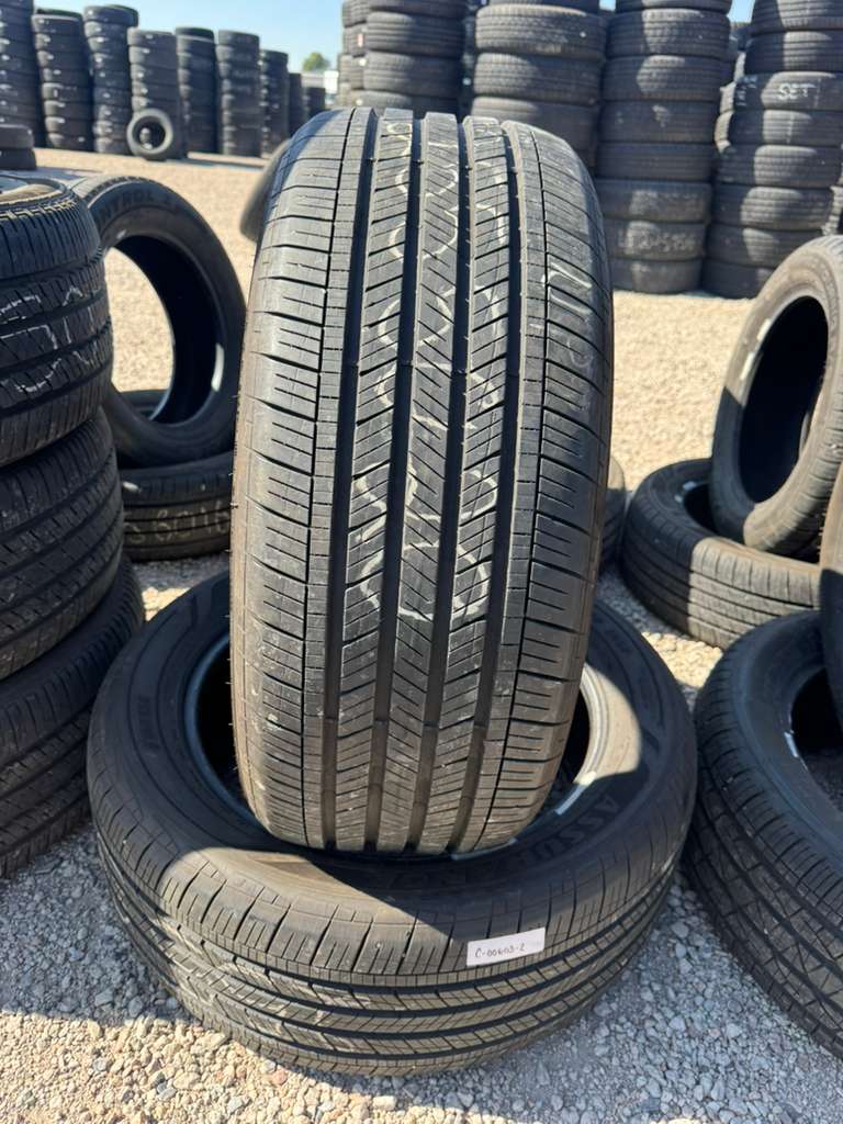 255/50R20 Pair (2 Used Tires) Michelin Assurance