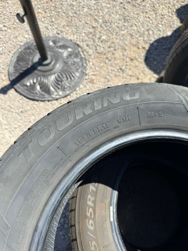 195/65R15 Set (4 Used Tires) Sentury Touring