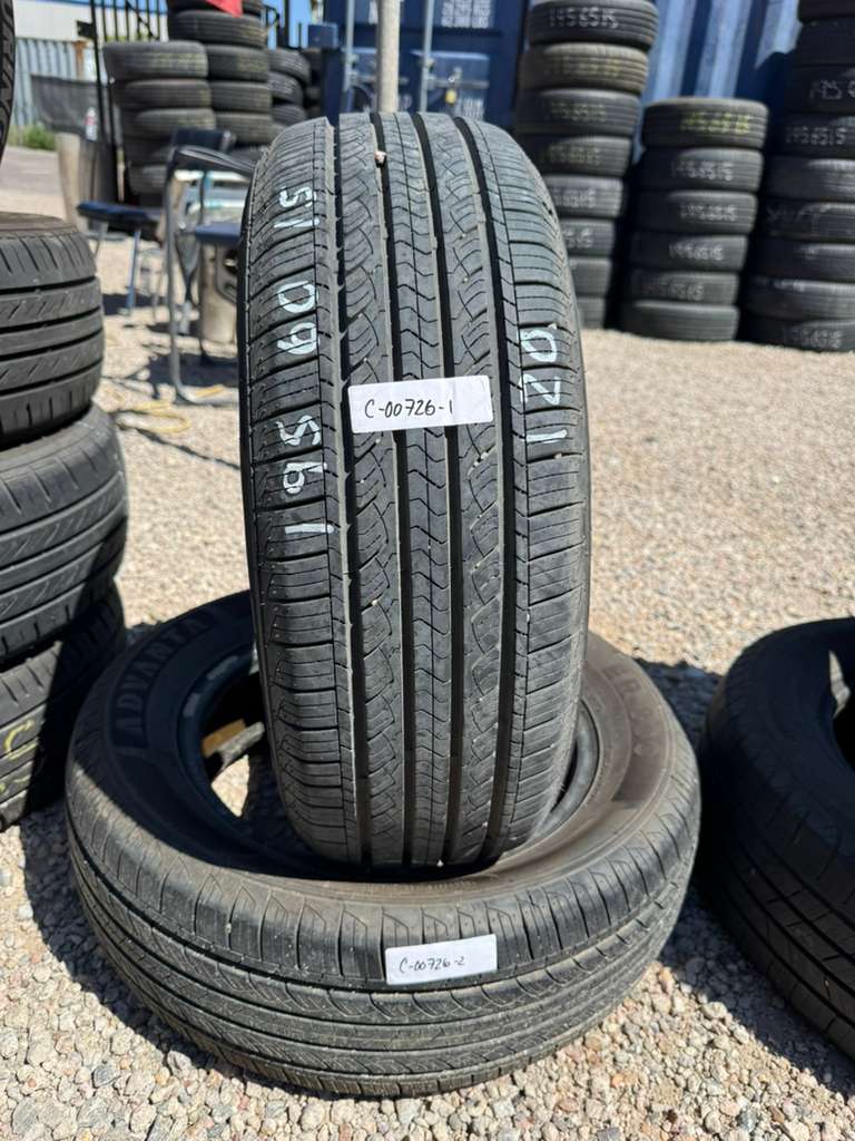 195/60R15 Pair (2 Used Tires) Advanta ER-800