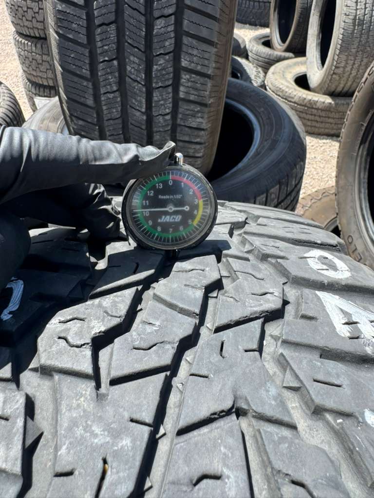 LT275/65R20 Pair (2 Used Tires) Goodyear UltraTerrain AT