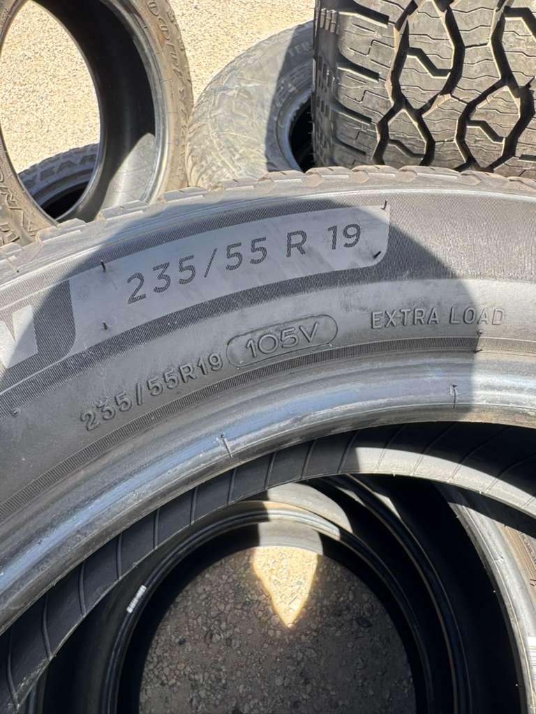 235/55R19 Set (4 Used Tires) Michelin Cross Climate
