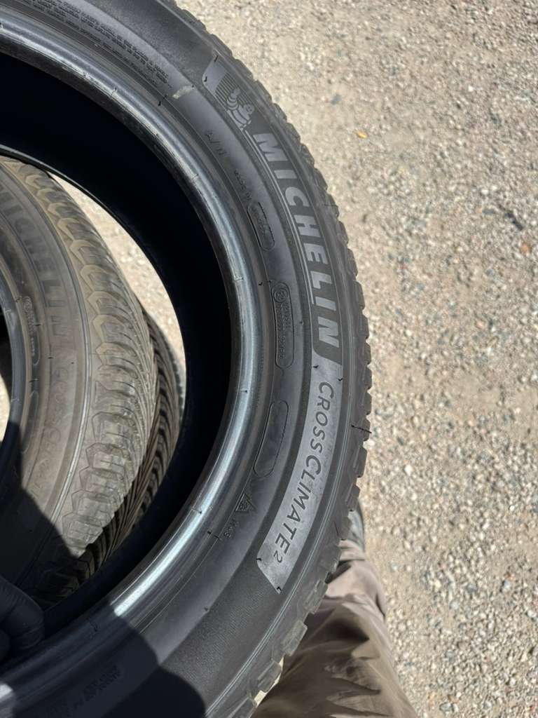 235/55R19 Set (4 Used Tires) Michelin Cross Climate