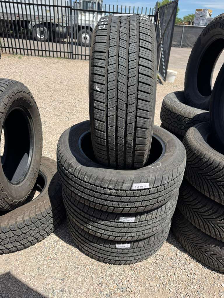 235/55R19 Set (4 Used Tires) Michelin Defender LTX M/S