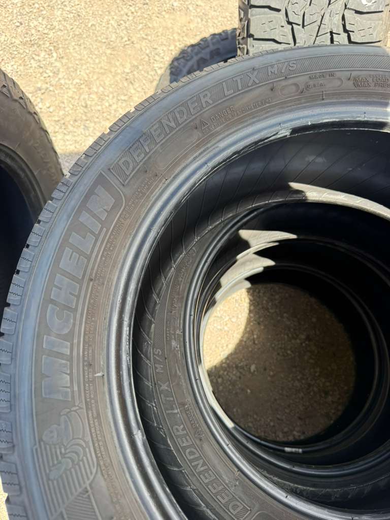 235/55R19 Set (4 Used Tires) Michelin Defender LTX M/S