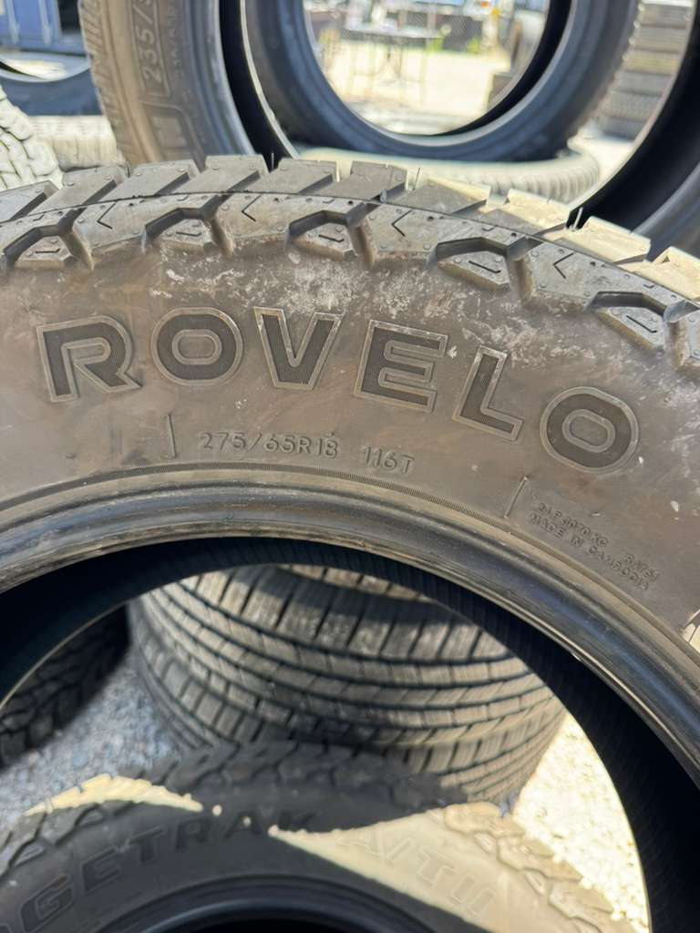 275/65R18 Pair (2 Used Tires) Rovelo Ridgetrak