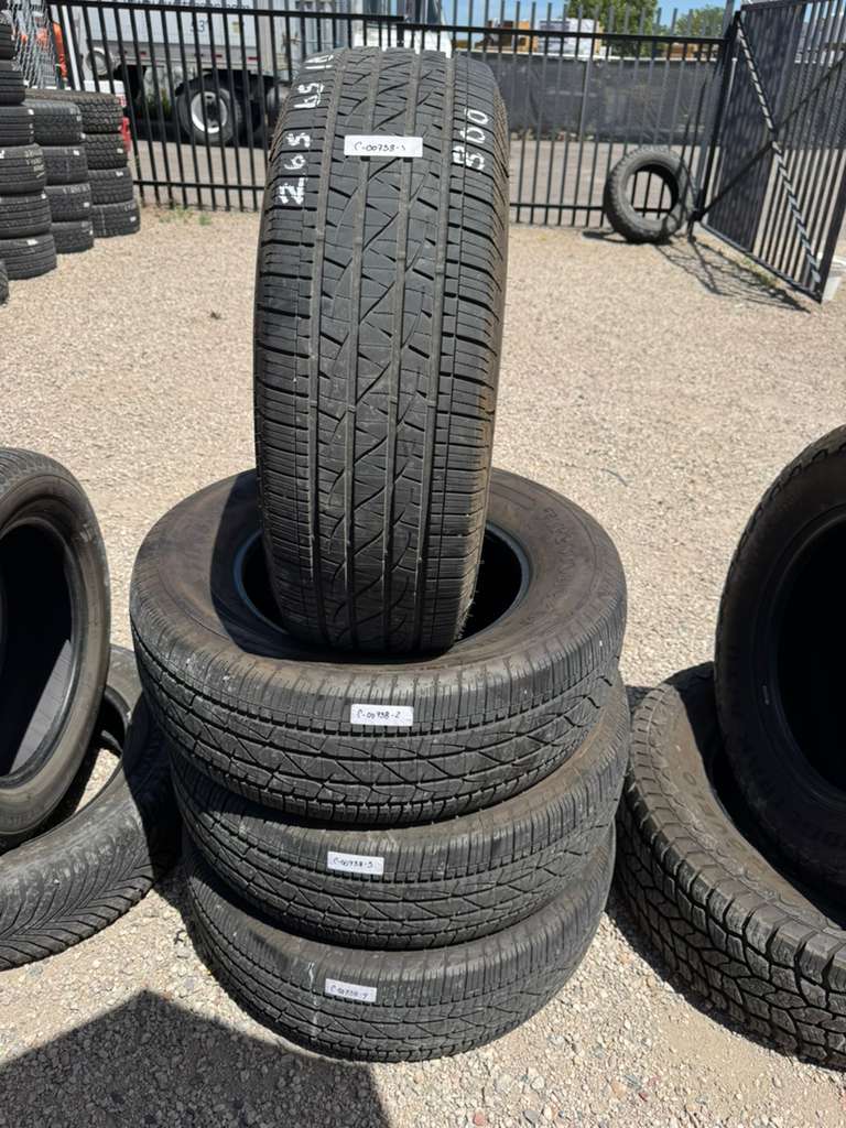 265/65R18 Set (4 Used Tires) Firestone Destination LE3