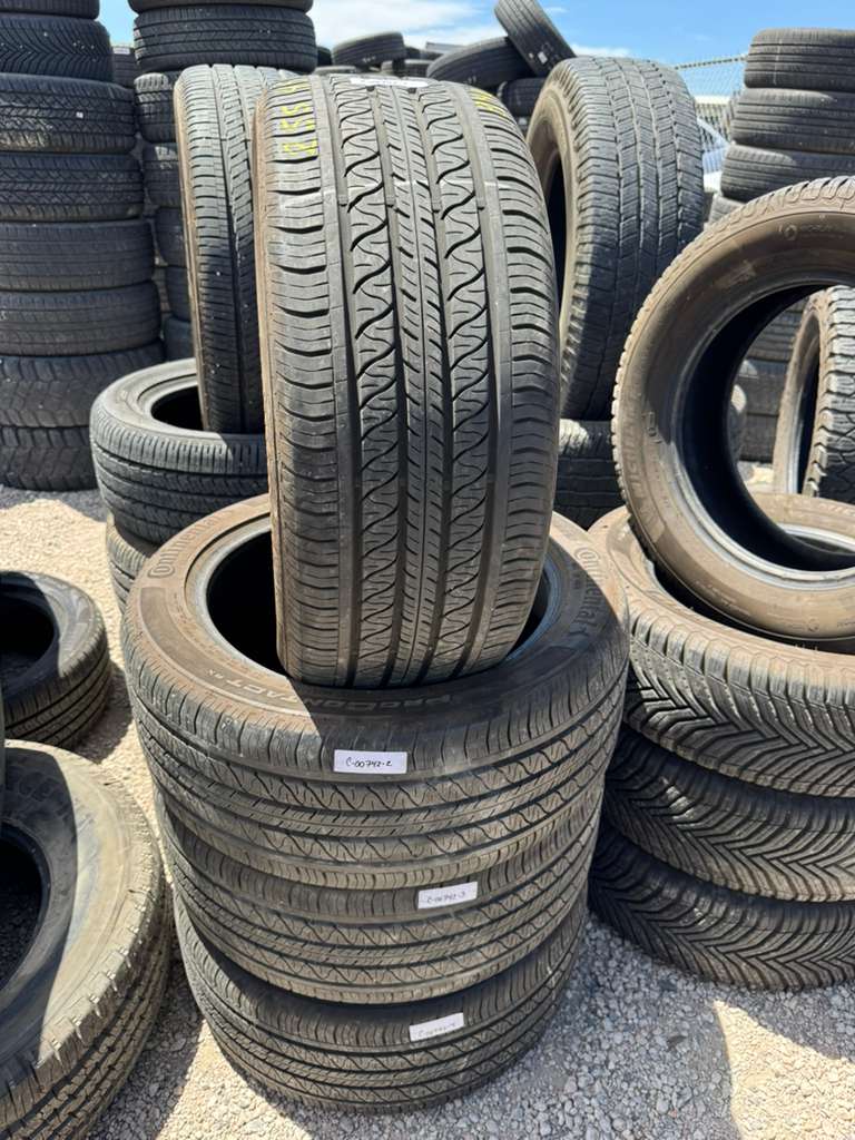 255/45R19 Set (4 Used Tires) Continental Pro Contact