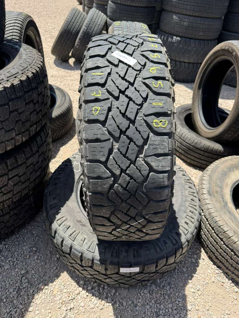 275/65R18 Pair (2 Used Tires) Goodyear DuraTrac