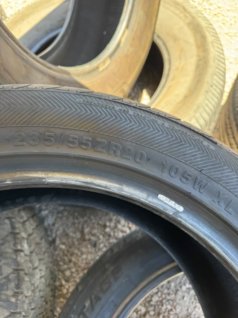 235/55R20 Pair (2 Used Tires) Vantage Sport UHP XL