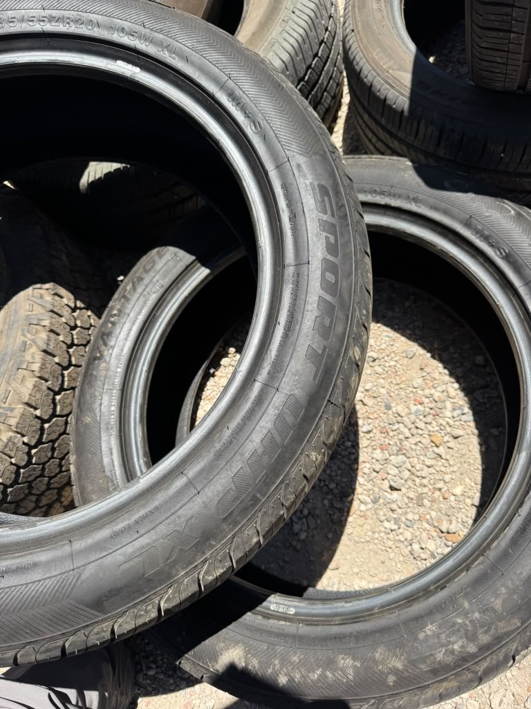 235/55R20 Pair (2 Used Tires) Vantage Sport UHP XL