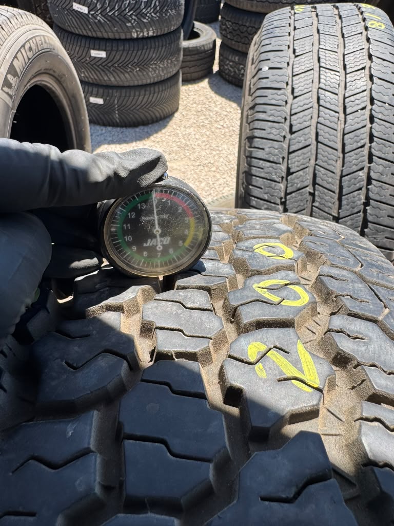 LT275/65R18 Pair (2 Used Tires) Goodyear Wrangler