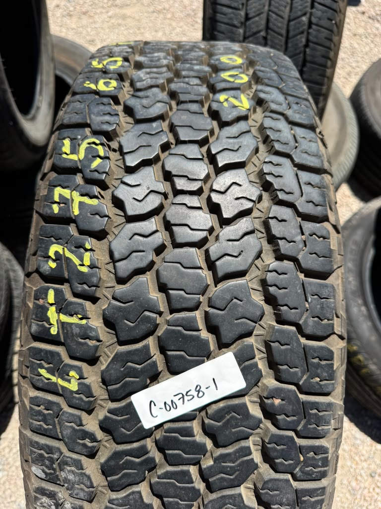 LT275/65R18 Pair (2 Used Tires) Goodyear Wrangler