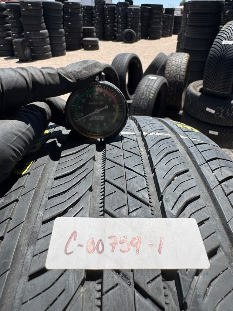 225/60R18 Set (4 Used Tires) Continental Pro Contact