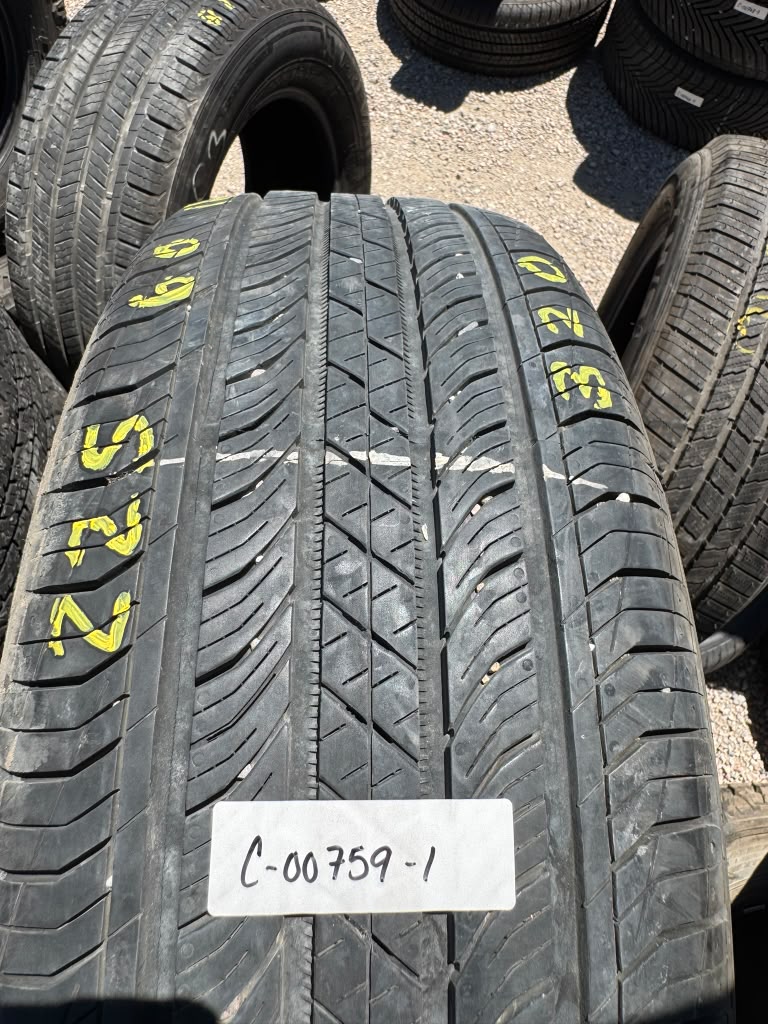 225/60R18 Set (4 Used Tires) Continental Pro Contact