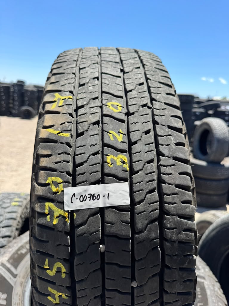 LT245/70R17 Set (4 Used Tires) Goodyear Workhorse