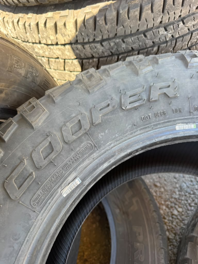 265/65R18 Pair (2 Used Tires) Cooper Discoverer Rugged Trek