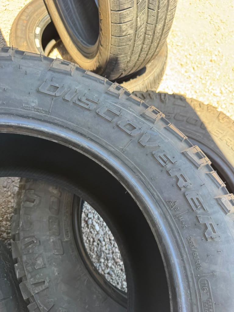 265/65R18 Pair (2 Used Tires) Cooper Discoverer Rugged Trek