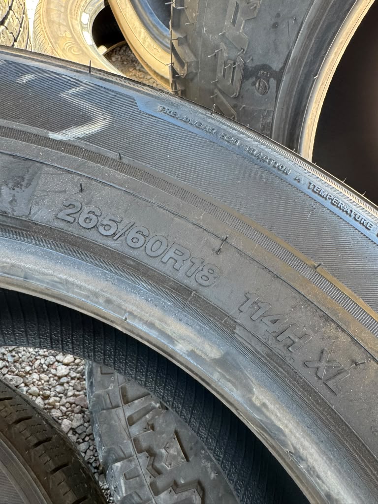 265/60R18 Pair (2 Used Tires) Celimo Prevail