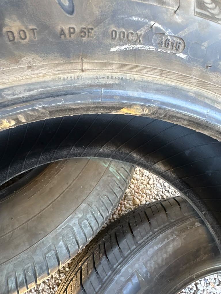 265/60R18 Pair (2 Used Tires) Michelin LTX