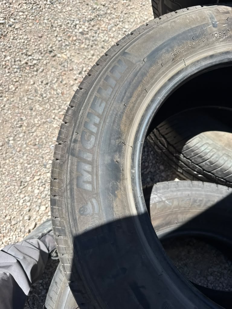 265/60R18 Pair (2 Used Tires) Michelin LTX