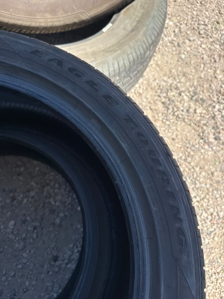245/45R19 Pair (2 Used Tires) Goodyear Eagle Touring