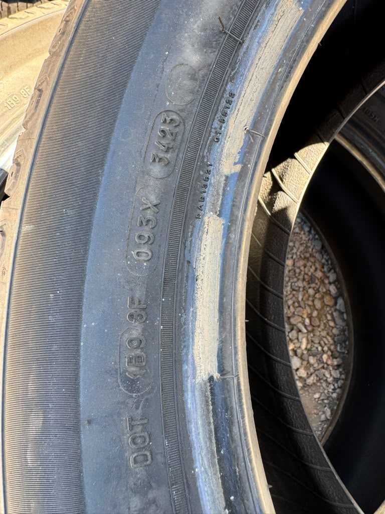 235/55R19 Pair (2 Used Tires) Michelin X Tour