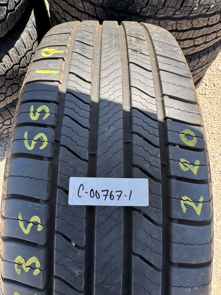 235/55R19 Pair (2 Used Tires) Michelin X Tour