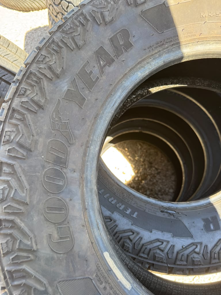 265/65R18 Set (4 Used Tires) Goodyear Territory
