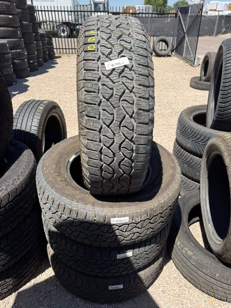 275/65R18 Set (4 Used Tires) Goodyear Territory