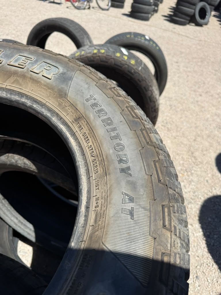 275/65R18 Set (4 Used Tires) Goodyear Territory