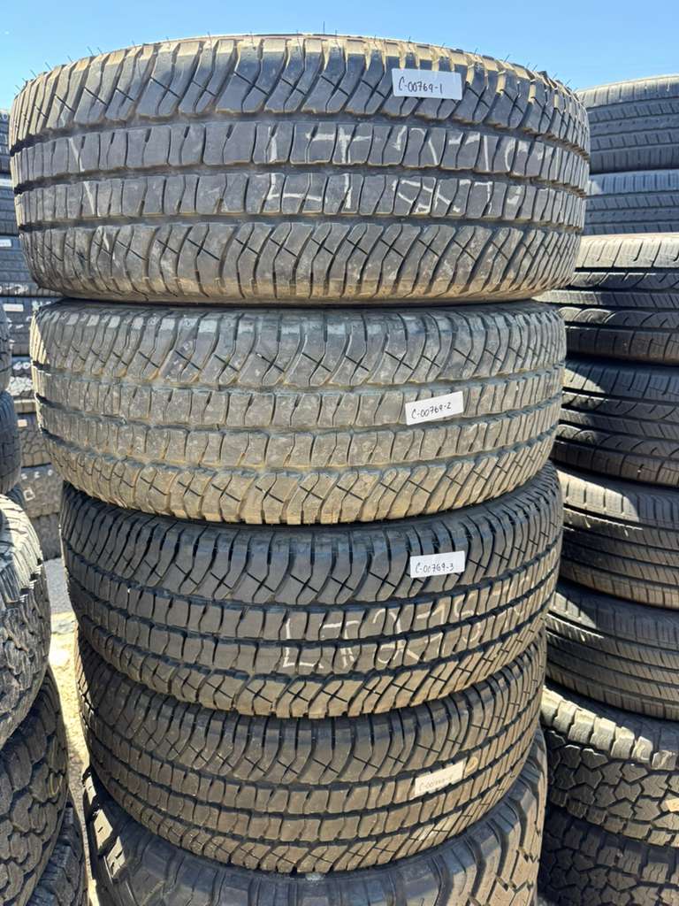 LT275/70R18 Set (4 Used Tires) Michelin LTX