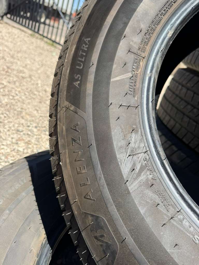 255/70R17 Pair (2 Used Tires) Bridgestone Alenza