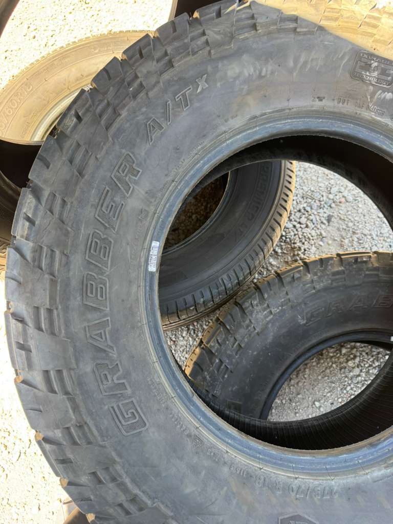 275/70R18 Pair (2 Used Tires) General Grabber