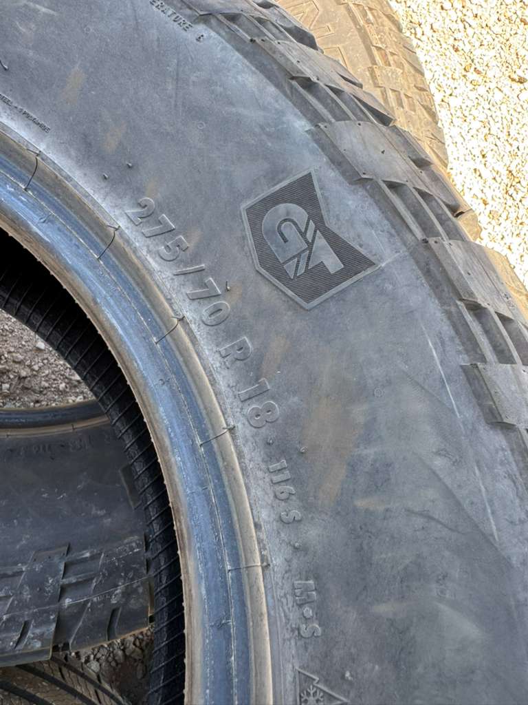 275/70R18 Pair (2 Used Tires) General Grabber