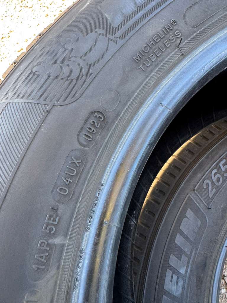 265/60R18 Pair (2 Used Tires) Michelin Premier LTX