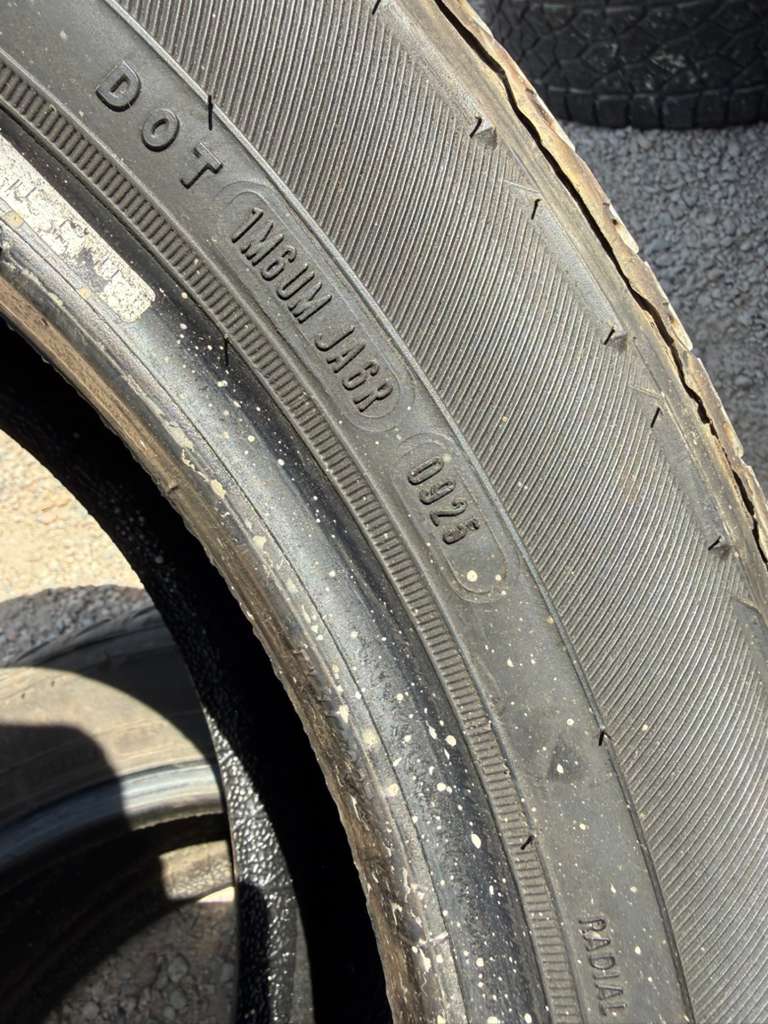 265/50R20 Pair (2 Used Tires) Goodyear Fortera