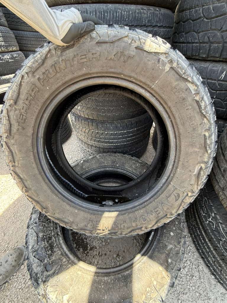 275/60R20 Pair (2 Used Tires) Venom Power Terra Hunter X/T