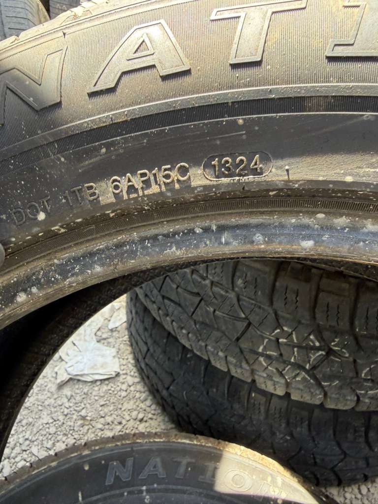 255/55R20 Pair (2 Used Tires) National Commando HTS