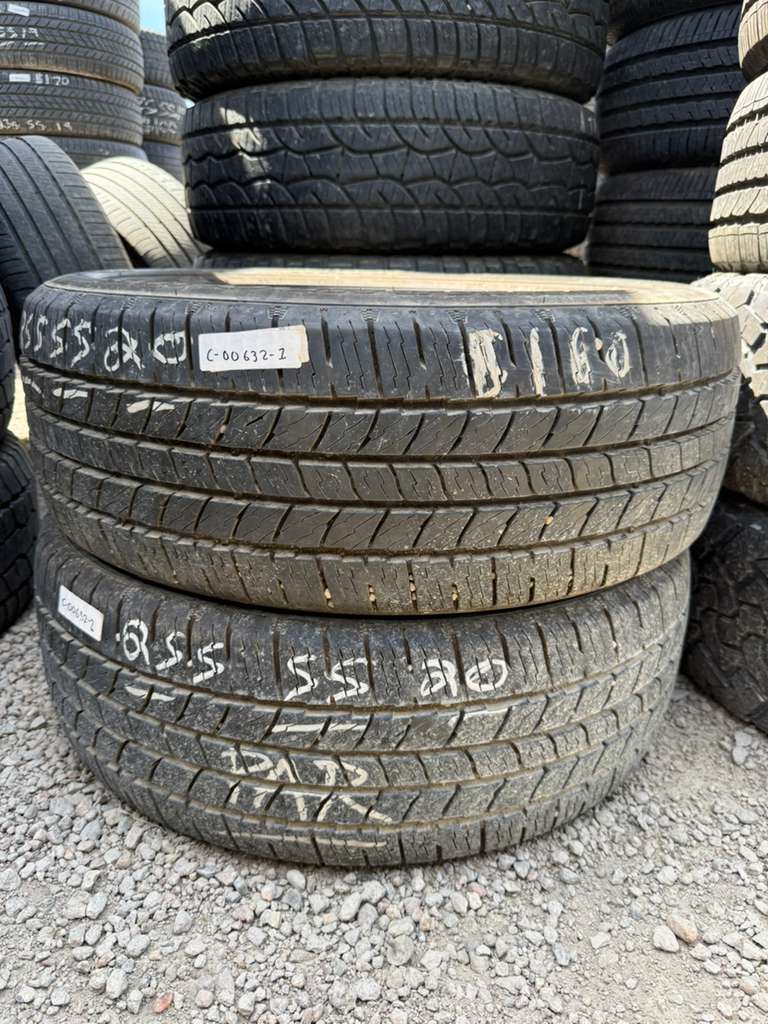 255/55R20 Pair (2 Used Tires) National Commando HTS
