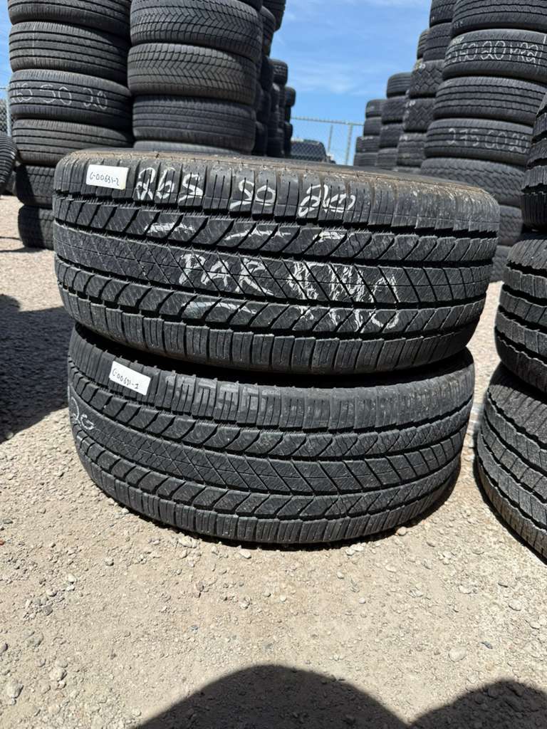 265/50R20 Pair (2 Used Tires) Bridgestone Alenza AS Ultra