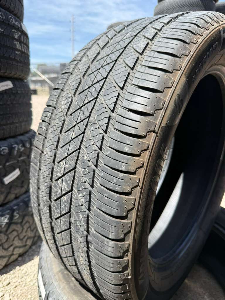 265/50R20 Pair (2 Used Tires) Bridgestone Alenza AS Ultra