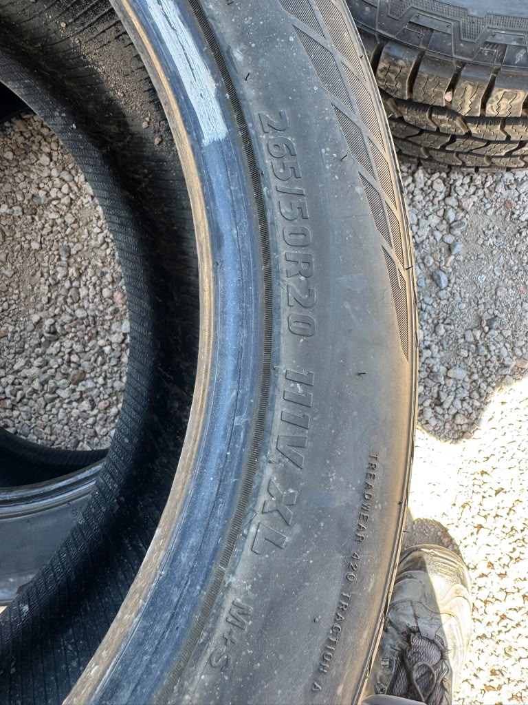 265/50R20 Pair (2 Used Tires) Ironman iMove Gen 2