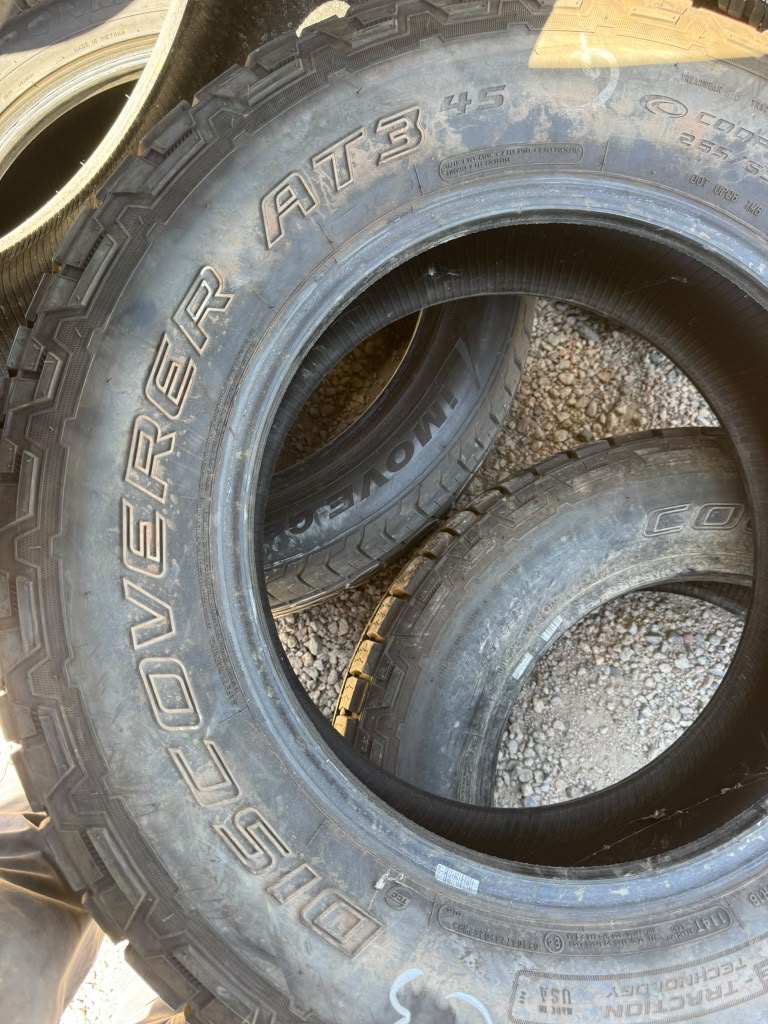 265/65R18 Pair (2 Used Tires) Cooper Discoverer AT3