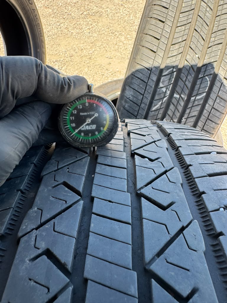 255/50R20 Pair (2 Used Tires) Continental Sure Contact