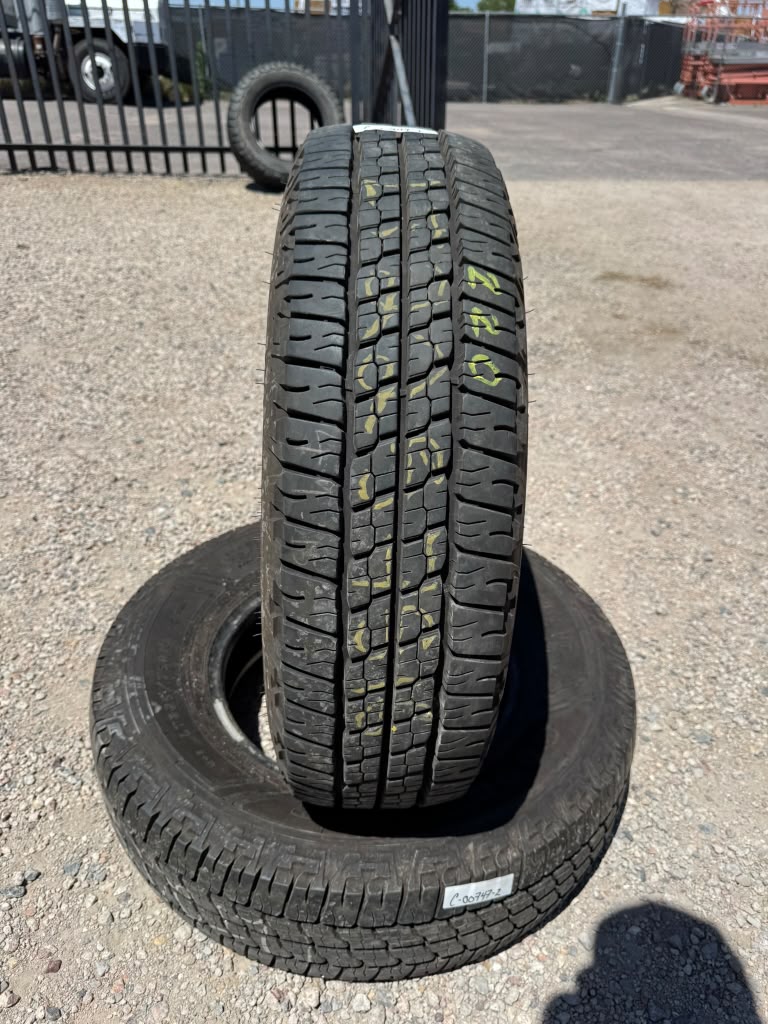 LT225/75R16 Pair (2 Like New Tires) Goodyear Wrangler WorkHorse HT
