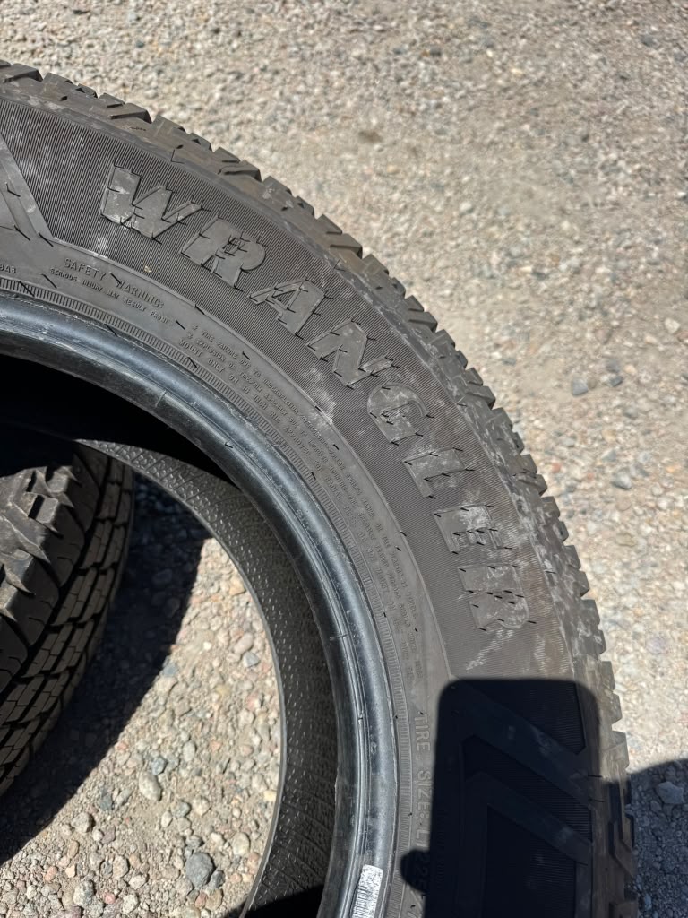 LT225/75R16 Pair (2 Like New Tires) Goodyear Wrangler WorkHorse HT