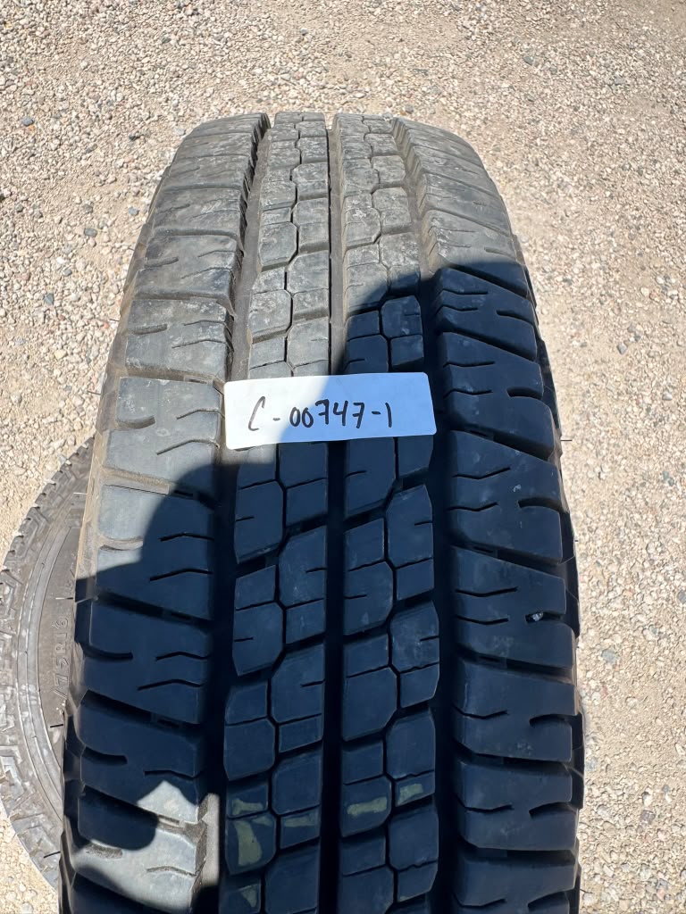 LT225/75R16 Pair (2 Like New Tires) Goodyear Wrangler WorkHorse HT